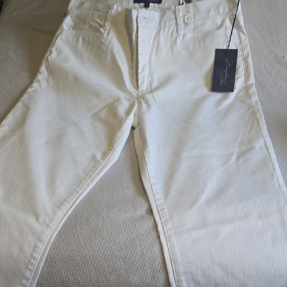 NYDJ Women's White Capri